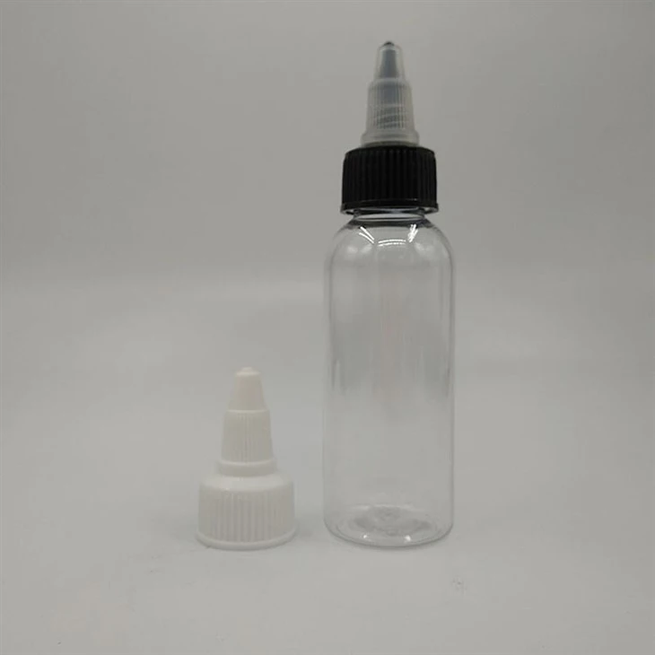 NH H Flat Cosmetic Plastic Bottle Twist Caps