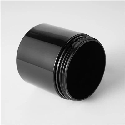 New Plastic Amber Custom Jar Matte Bright Stock 400ml 500ml 1000ml best