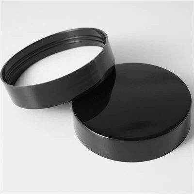 PET Matte Black Plastic Jar For Face Cream