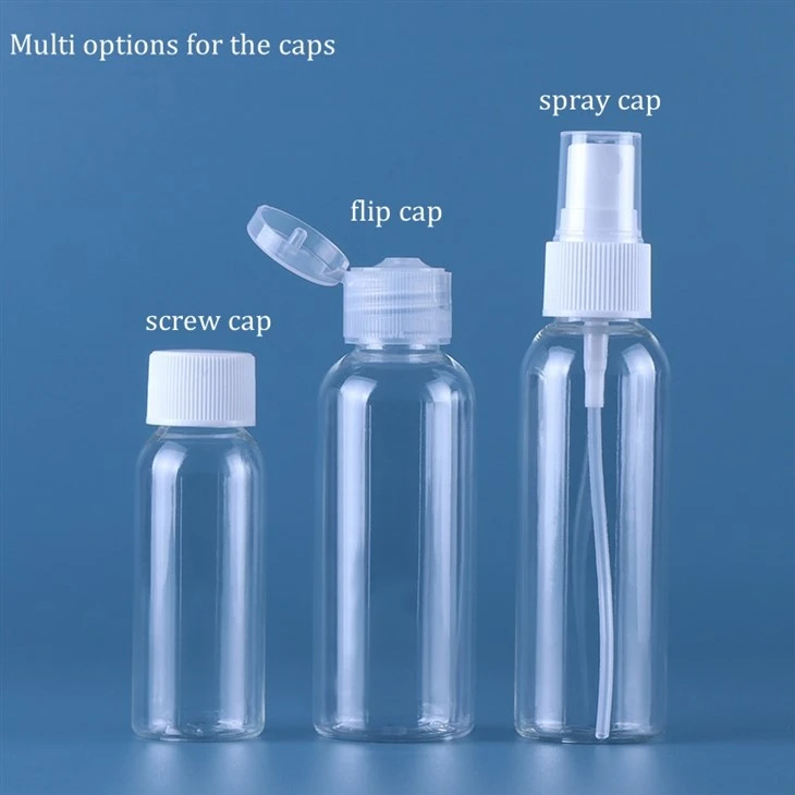 Plastic Round Fwj Nrog Flip Top Cap