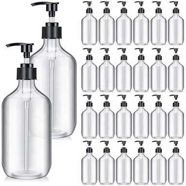 Empty 300ml 500ml Square Yas Shampoo Lub raj mis
