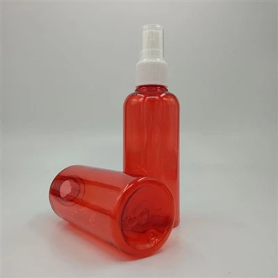 Empty Pet Plastic Round Fine Mist Bottle With Spray
