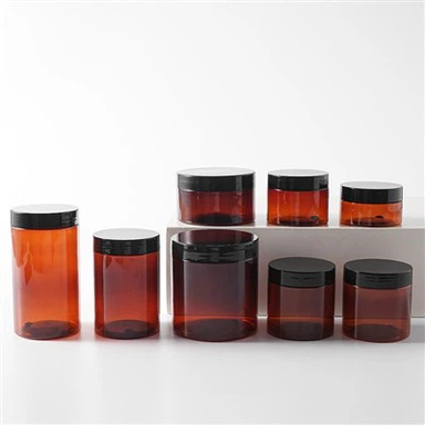 NH Customized Yas Amber Jar Nrog Ntsia Hlau Cap
