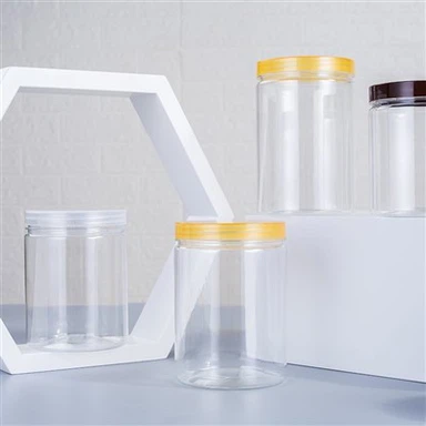 Plastic Honey Food Jar With Plastic Lid