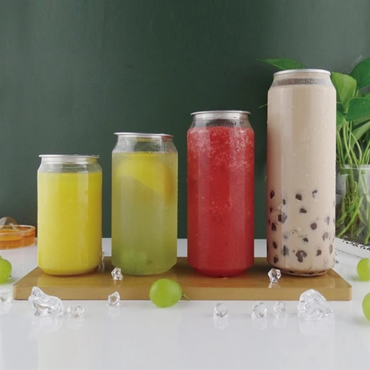 Transparent Beverage Bottles
