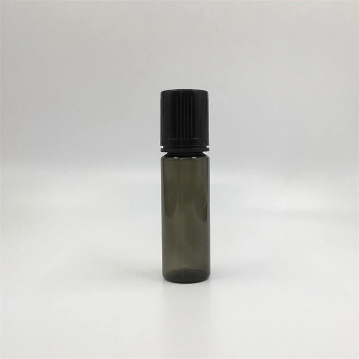 Black Lid Plastic Vape Juices Containers